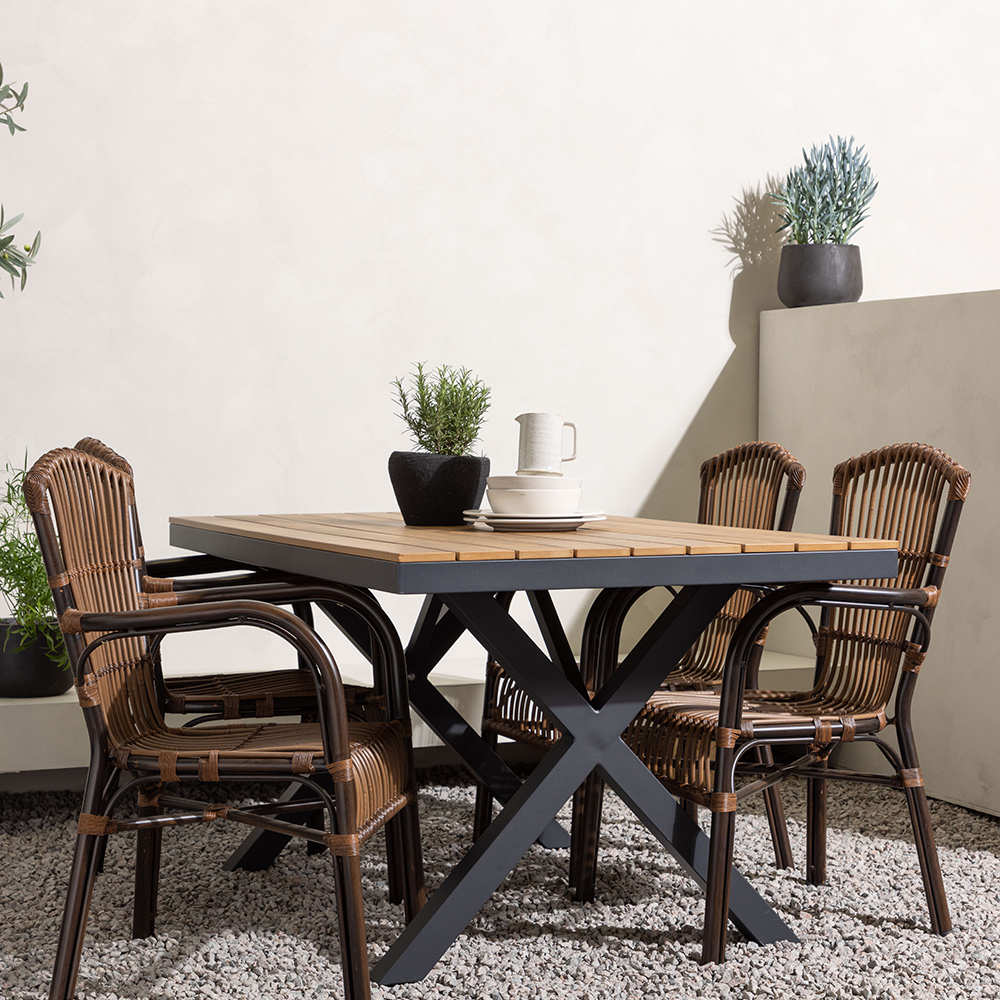 Matgrupp Venture Home Garcia Bord med 4 Galera Stolar