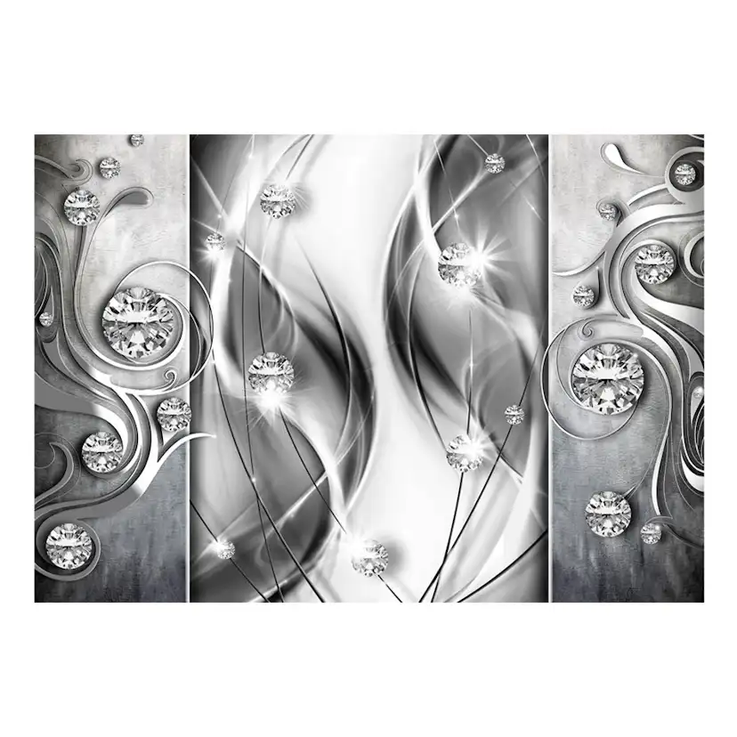 Fototapet Arkiio Diamonds In Silver