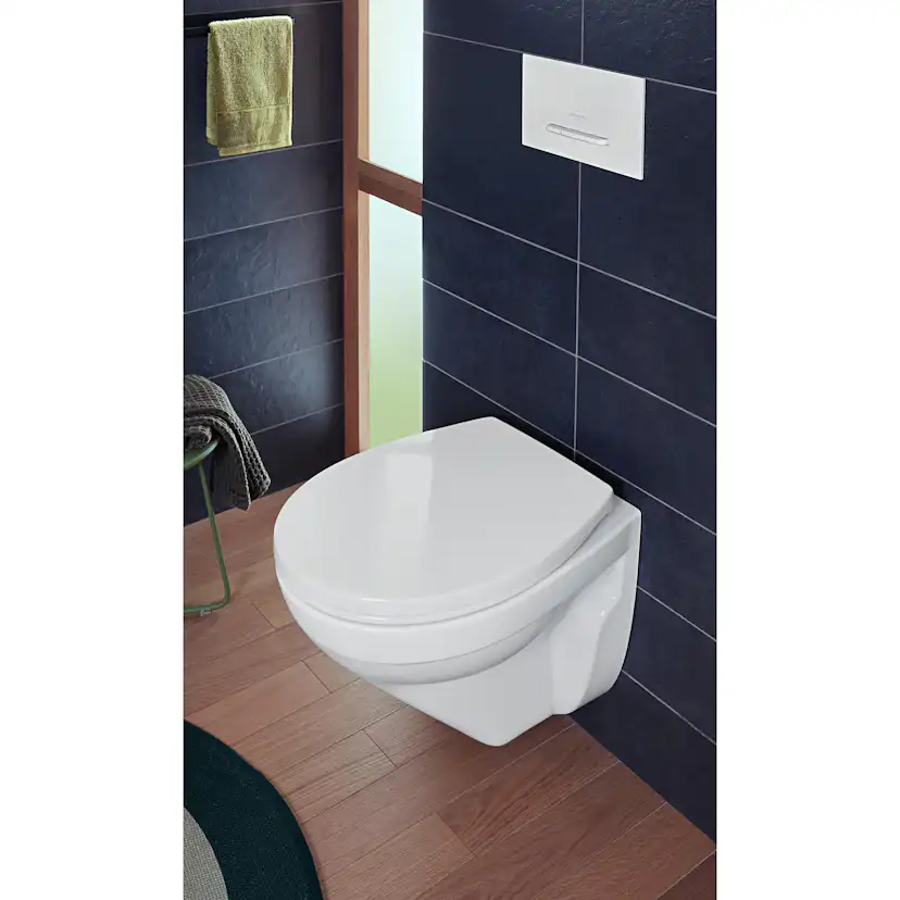 Spolknapp Villeroy & Boch ViConnect installationssystemen 92 Mattsvart