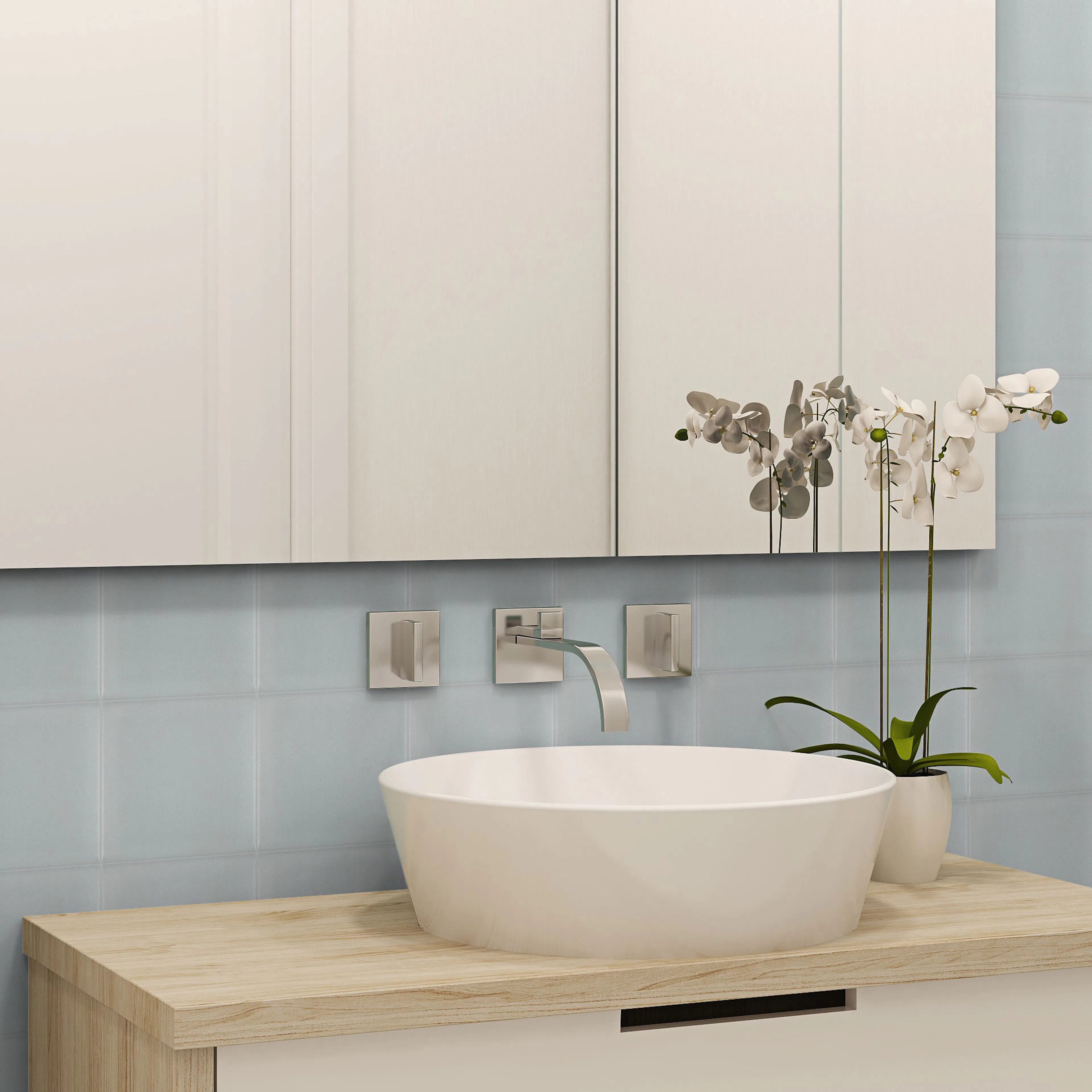 Kakel CAS Ceramica Tender Mirage Turkos 15x15 cm Revestimiento
