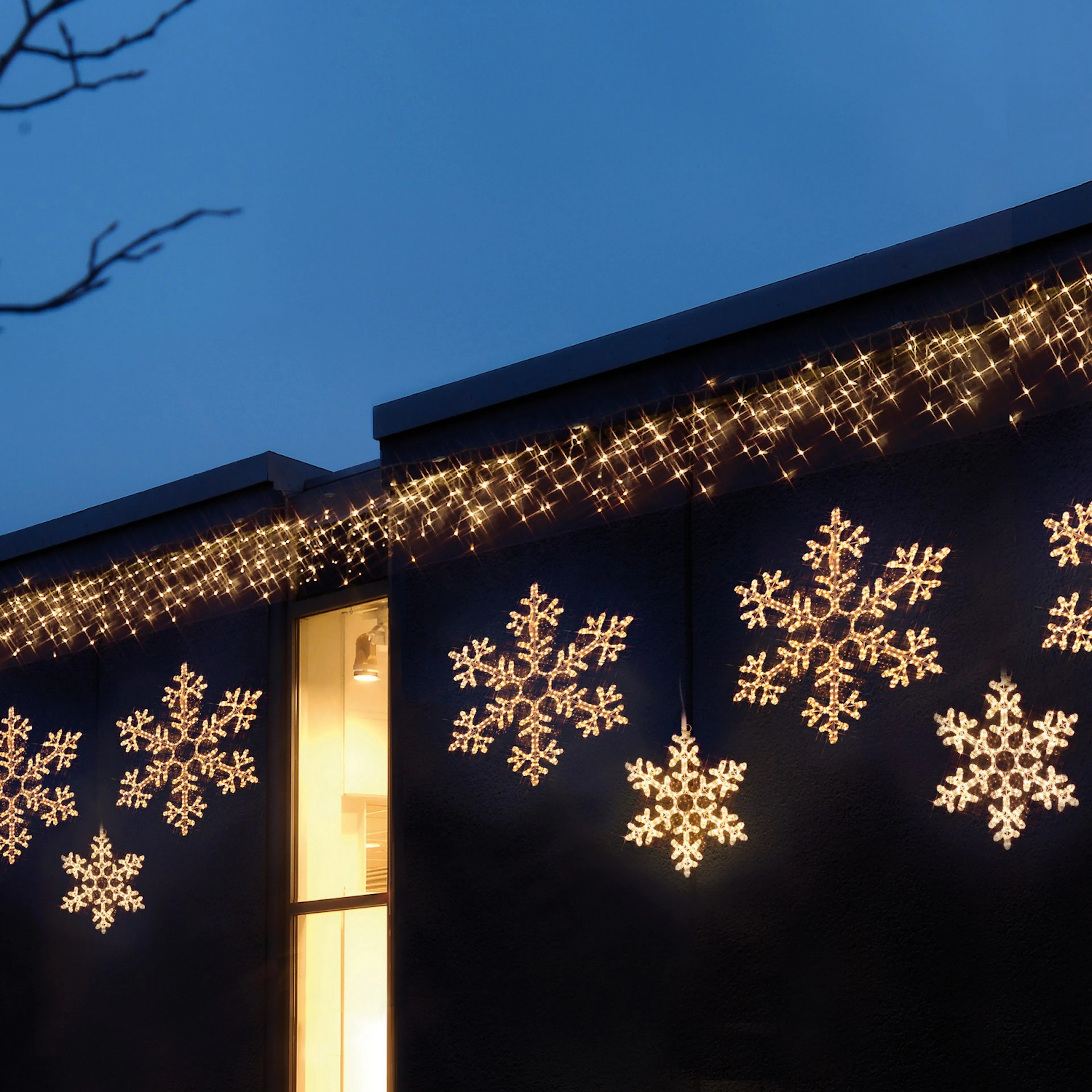 Dekorationsbelysning Star Trading Slt.Snöfl.RL50  cm ww