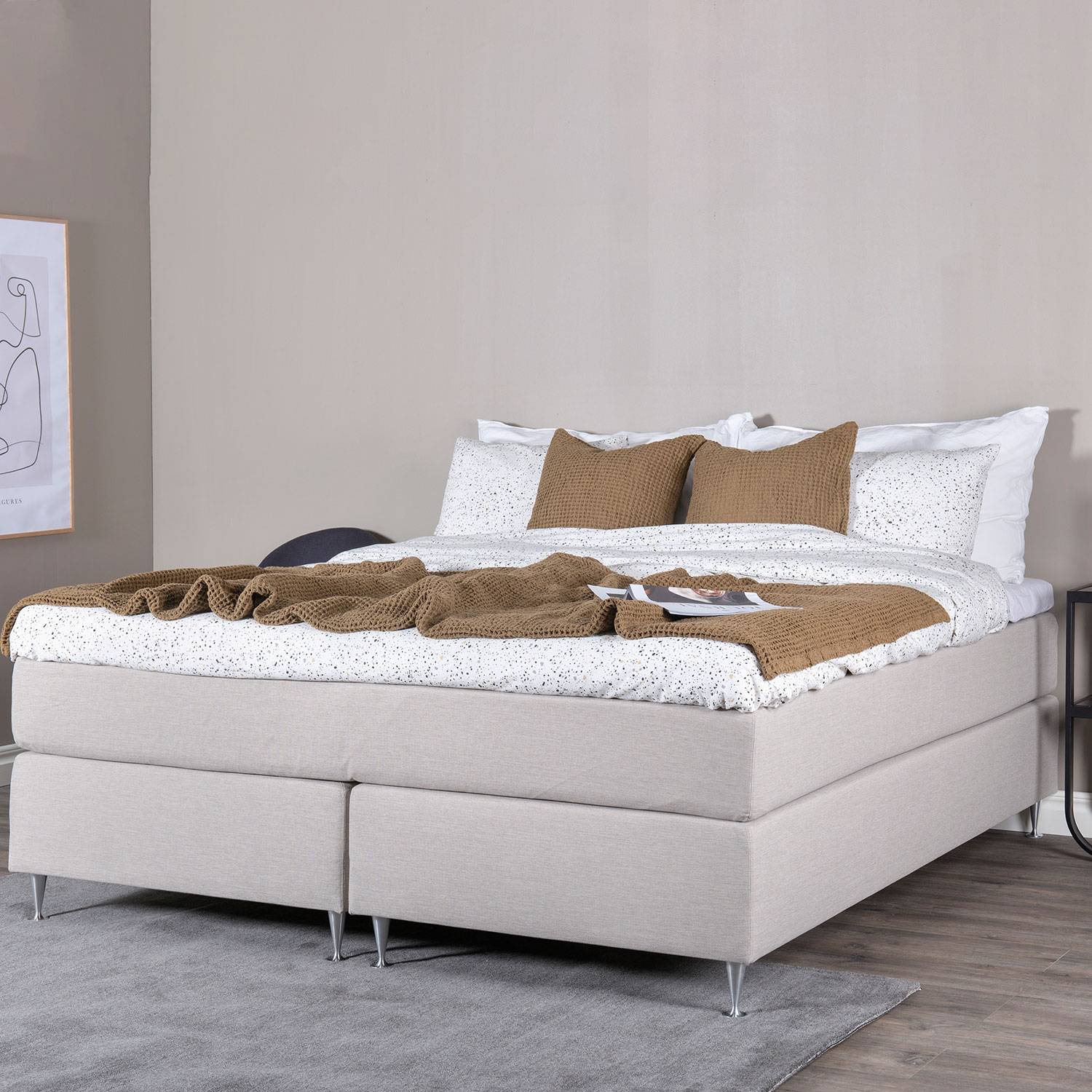 Kontinentalsäng Venture Home Furudal i Tyg