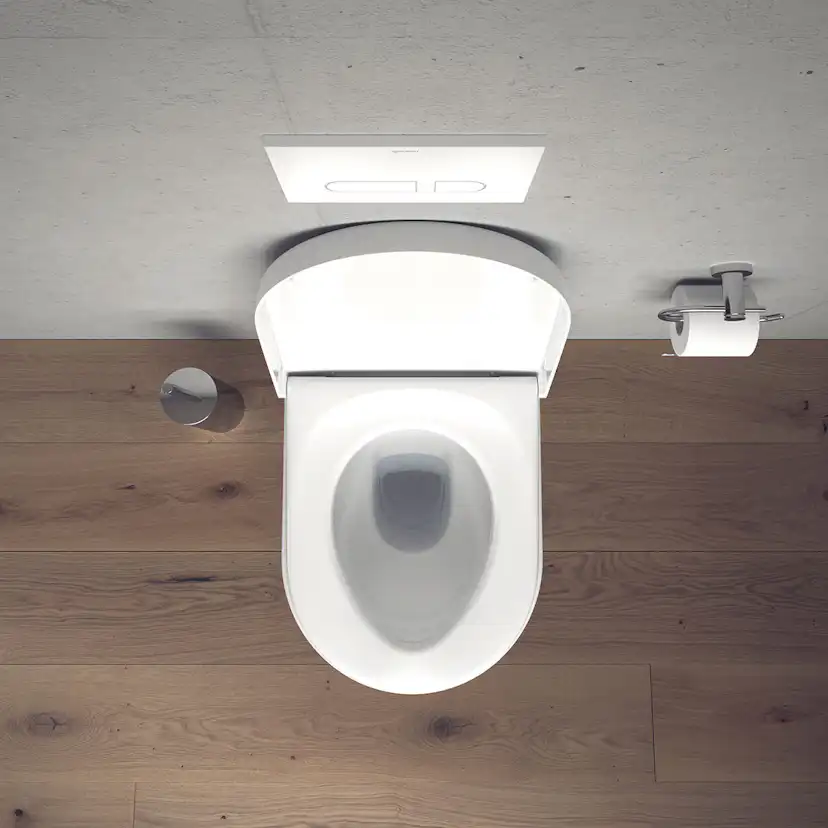 Vägghängd Toalettstol Duravit Starck 3 222509 utan Toalettsits