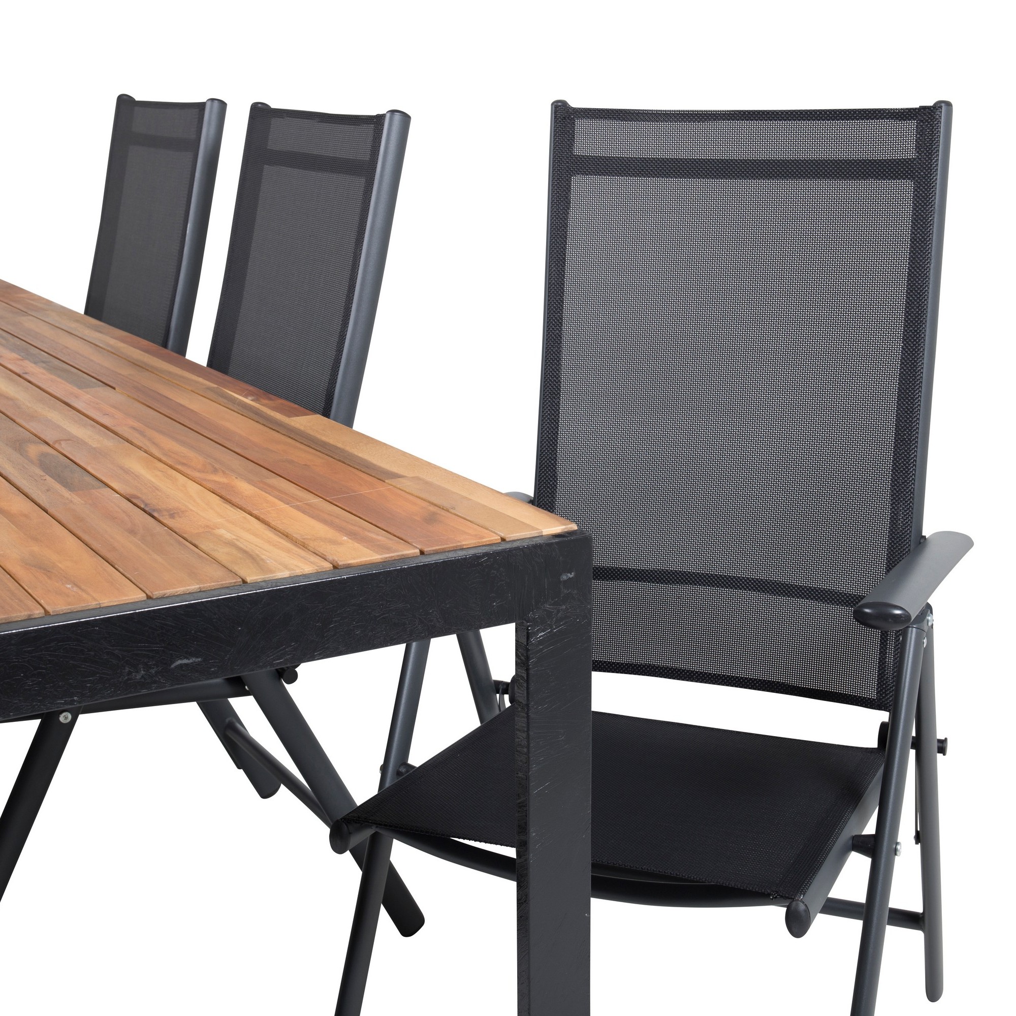 Matgrupp Venture Home Bois Matgrupp Utomhus 200cm med 6 Break Positionsstolar