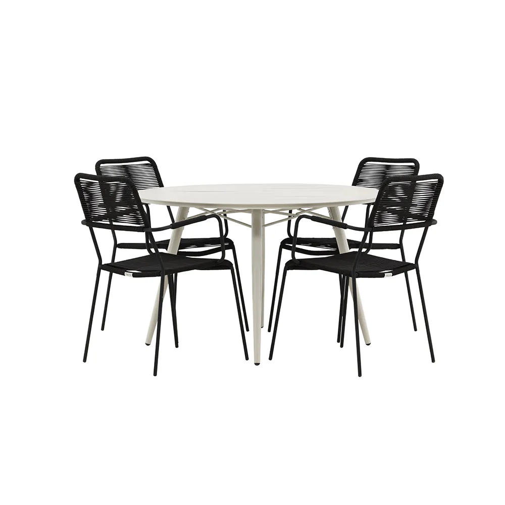 Matgrupp Venture Home Lina med 4 Lindos Stolar