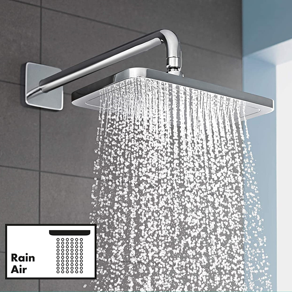 Takduschset Hansgrohe Croma E 280 Ecostat E för Inbyggnad 1jet