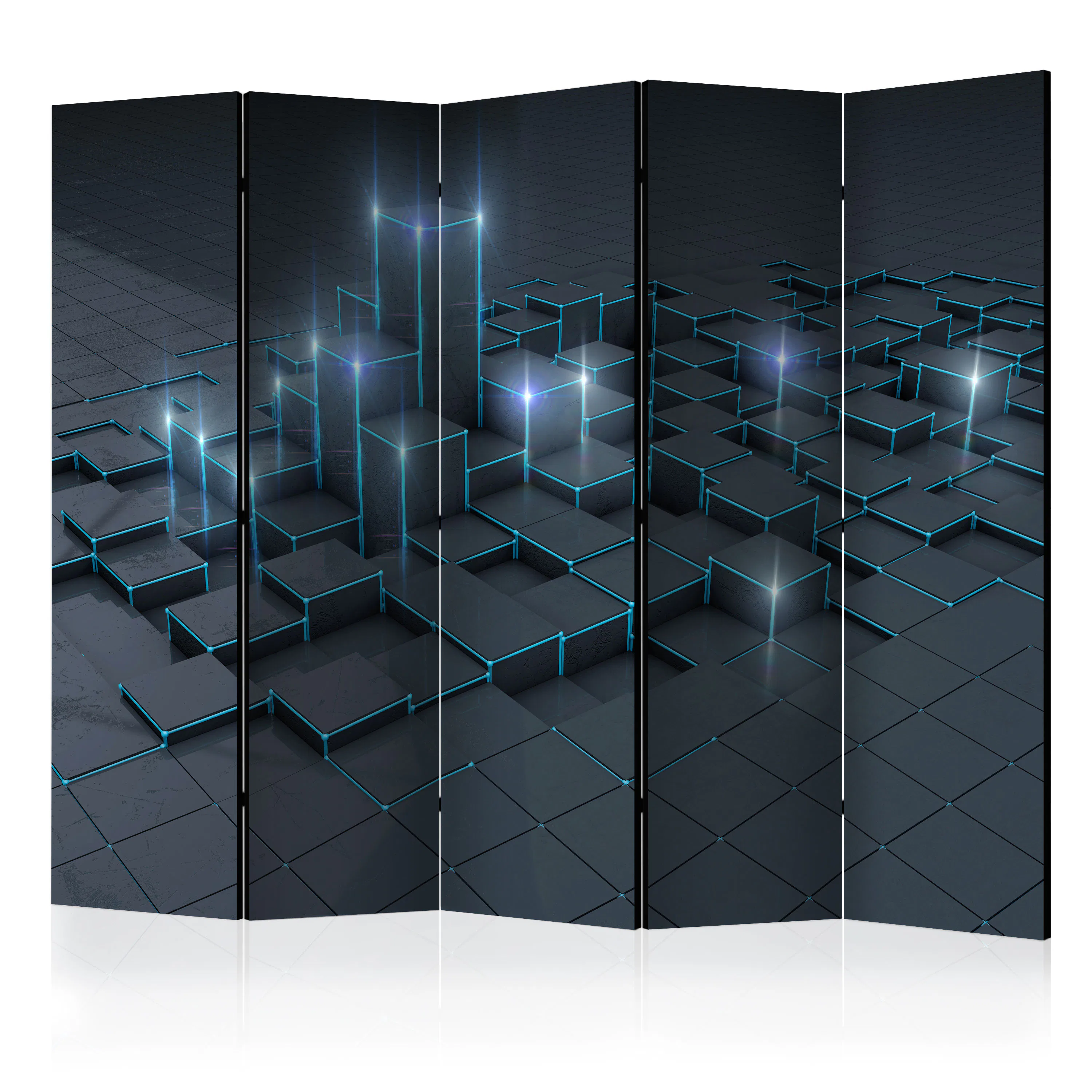 Rumsavdelare Arkiio Black City II 225x172 cm