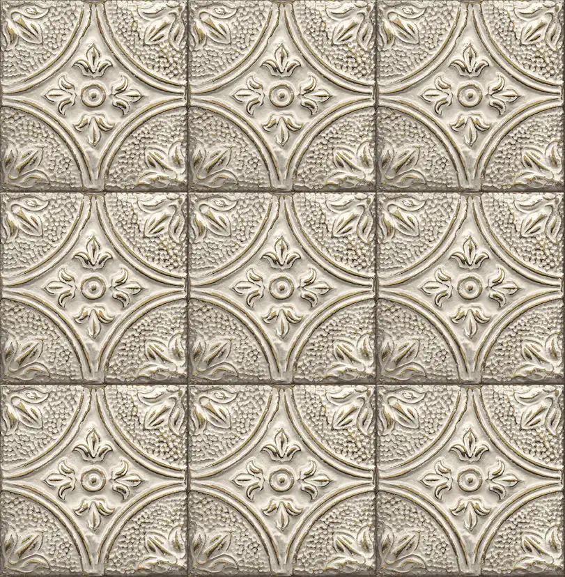 Tapet A Street Prints Tin Tile FD23764