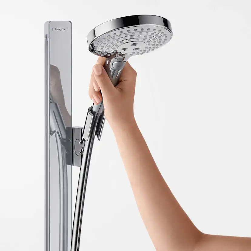 Raindance Select S Duschset 120 3jet med duschstång 150 cm o Krom, Utan EcoSmart