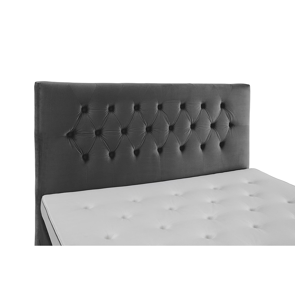 Royal Velvet Kontinentalsäng 210x210 Mörkgrå