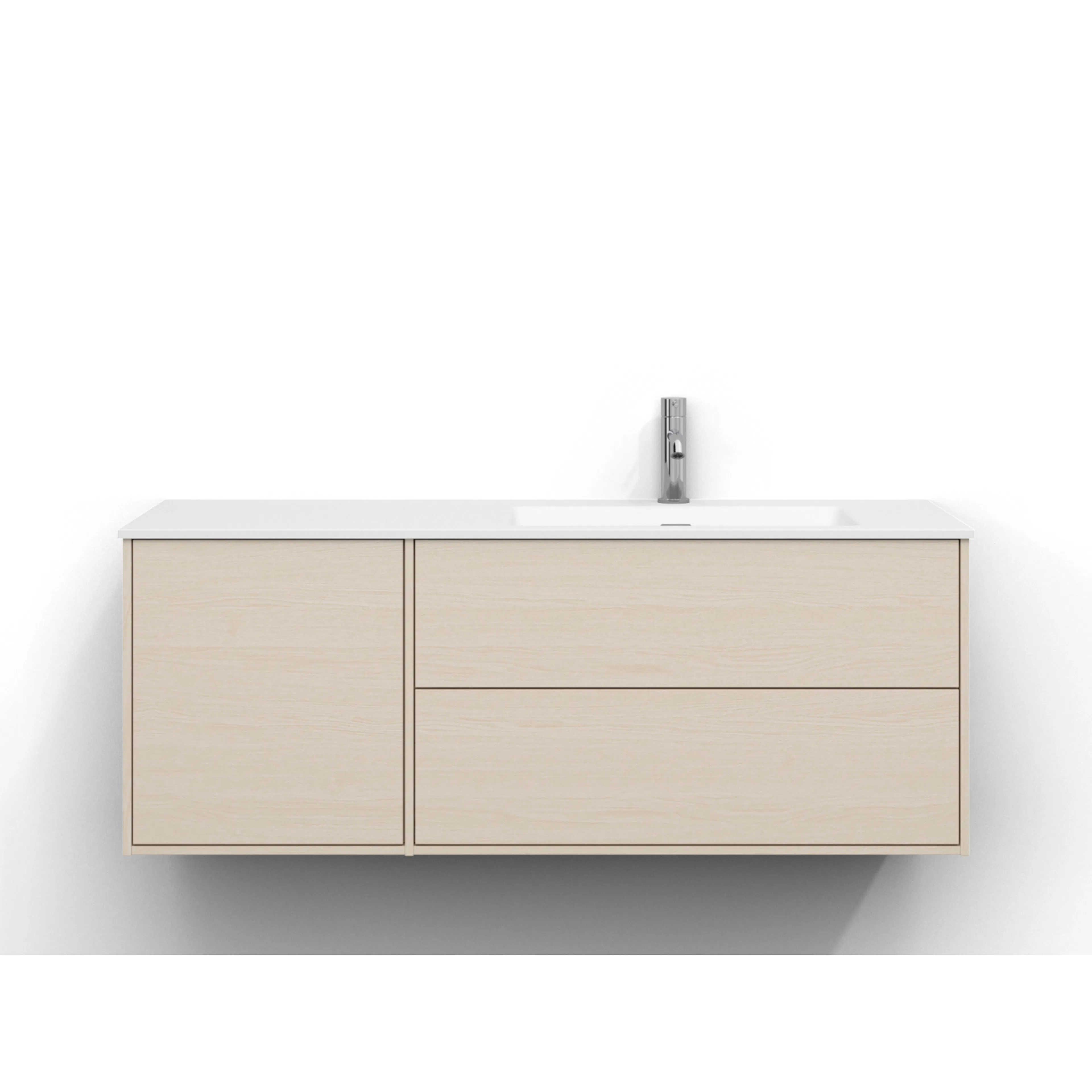 Tvättställsskåp Svedbergs Epos 120x45 med 2+1 Lådor