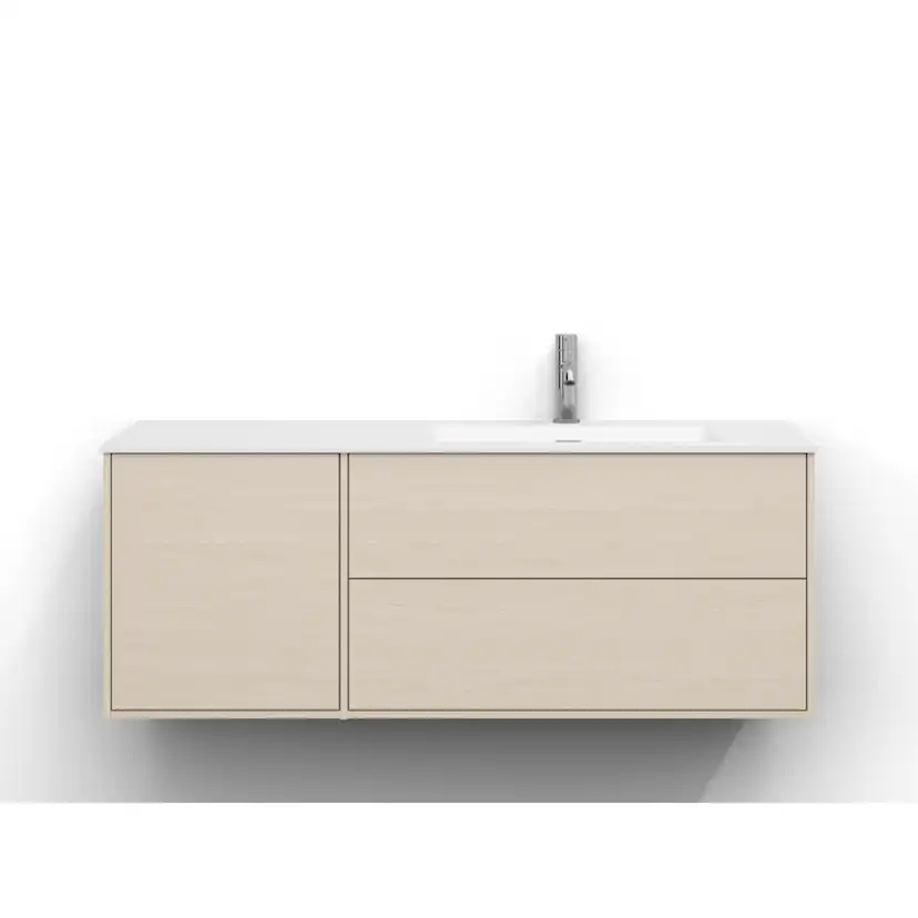 Tvättställsskåp Svedbergs Epos 120x45 med 2+1 Lådor
