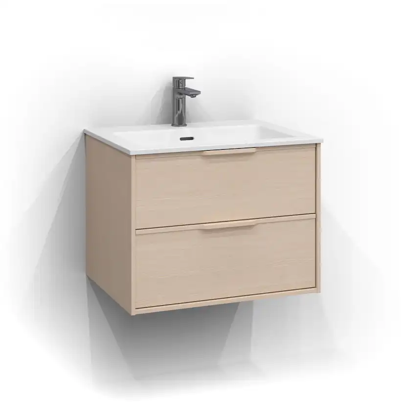Tvättställsskåp Svedbergs Epos 60x45 med 2 Lådor