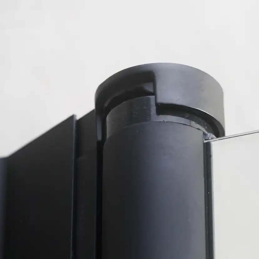 Duschhörn Bathlife Mångsidig Rund Dörr 45° Svart