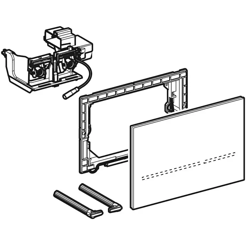 Spolknapp sensor Sigma 80 spegelglas Glas