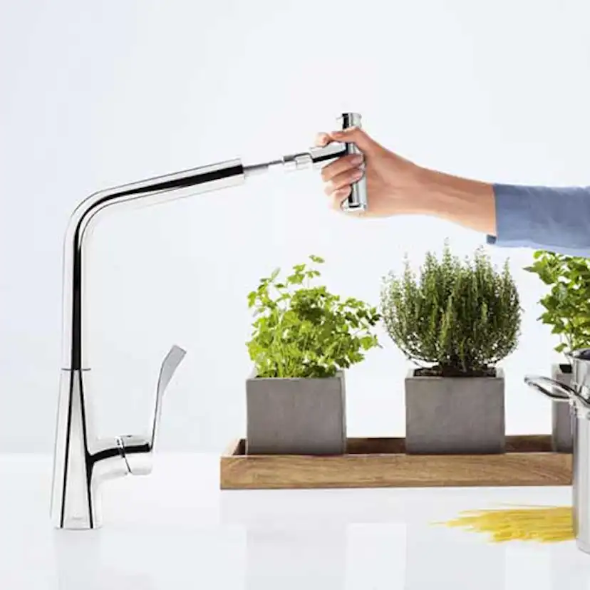 Köksblandare Hansgrohe Metris Select 320 med Utdragbar Pip