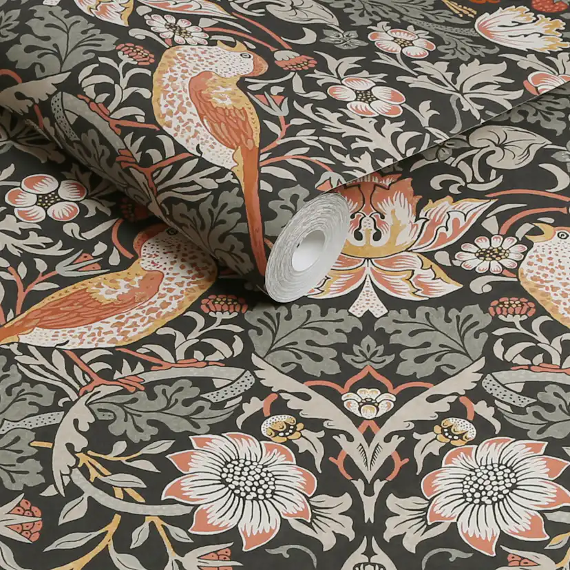 Tapet William Morris At Home Strawberry Thief 124230