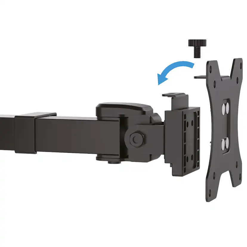Monitorarm LogiLink Dubbel 17-32 tum 380 mm