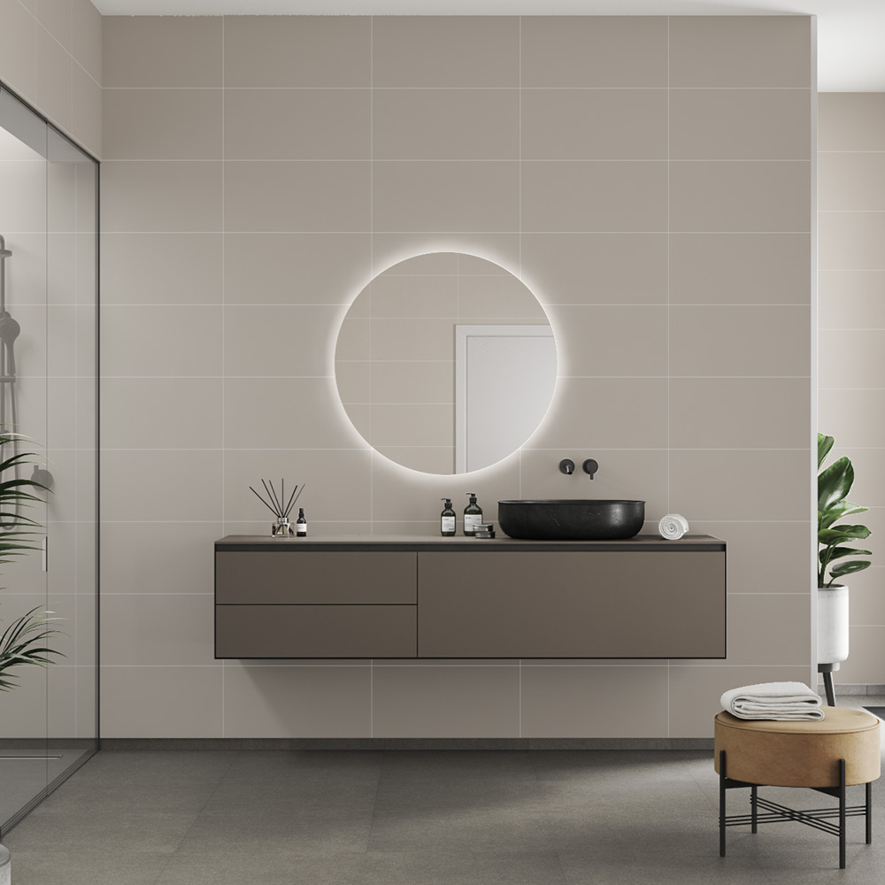 Våtrumsskiva Fibo 5200-LM6030 EM Warm Grey 10x620x3020 mm