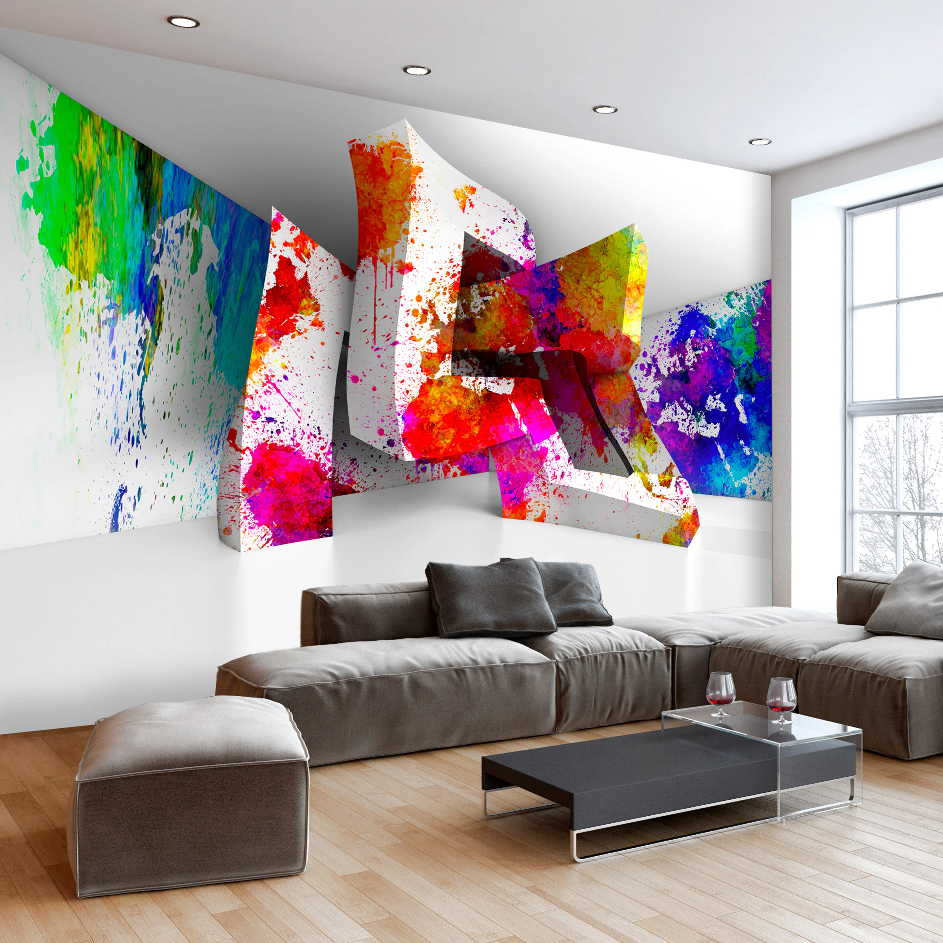 Fototapet Arkiio Three Dimensional Shapes