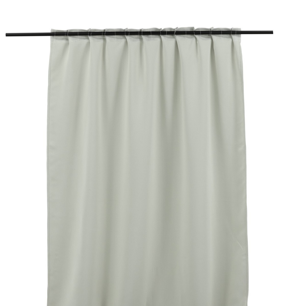 Evelyn Curtain Polyester blackout - Offwhite - 135*240 - Mul Ljusgrå