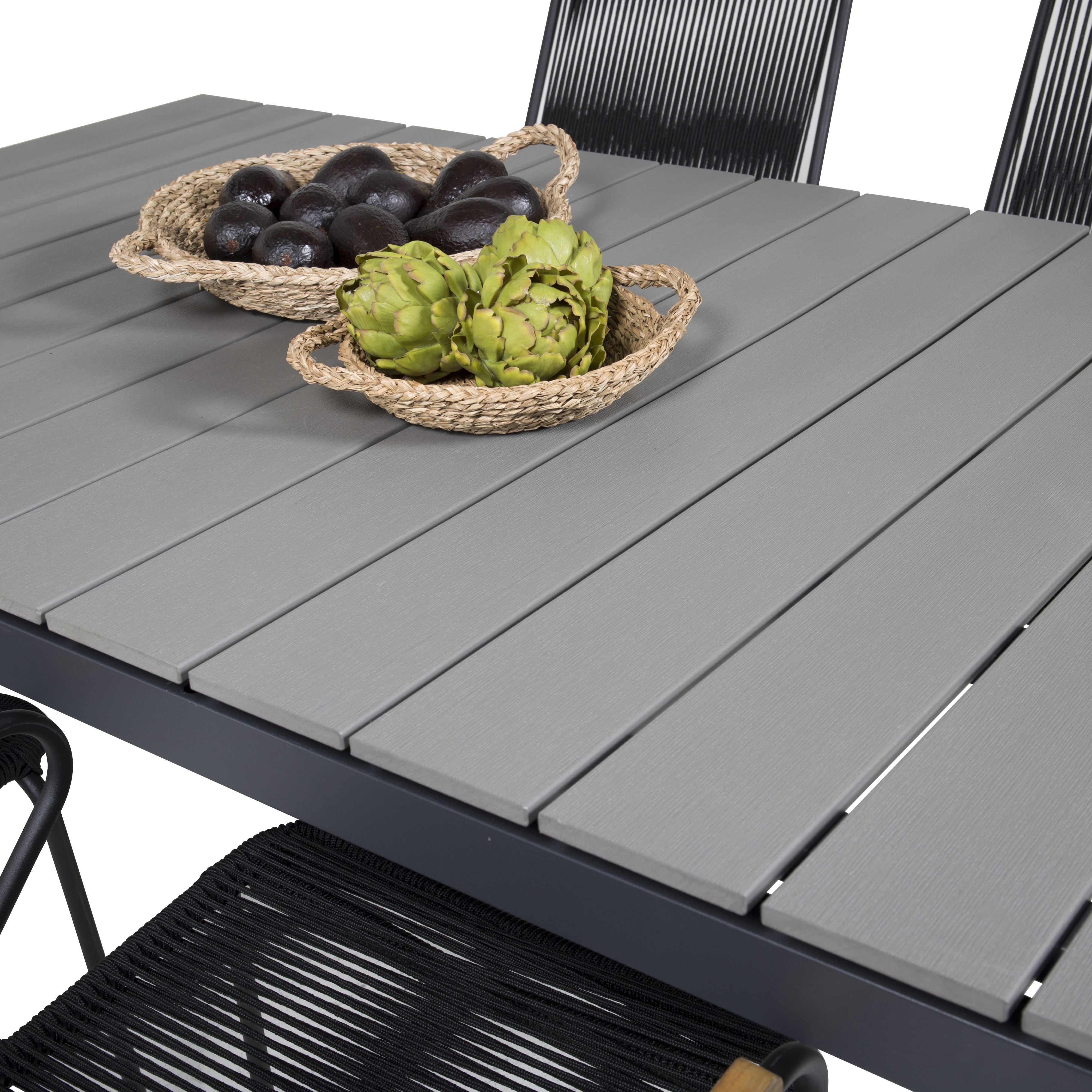 Matgrupp Venture Home Lova 160/240 med 4 Berfin Karmstolar