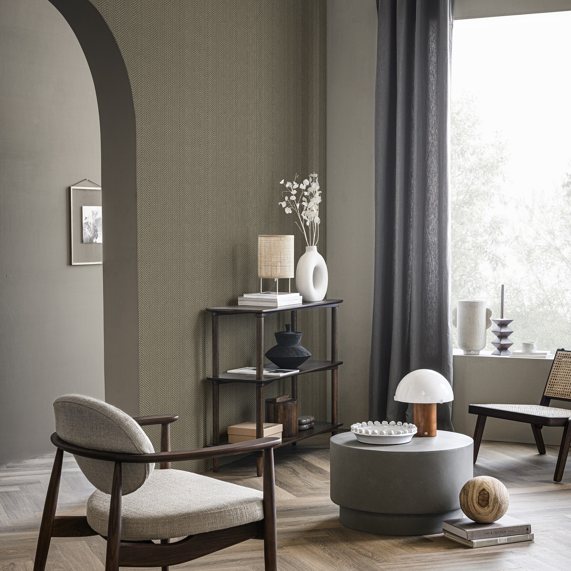Tapet Vtwonen Herringbone Guld  121000