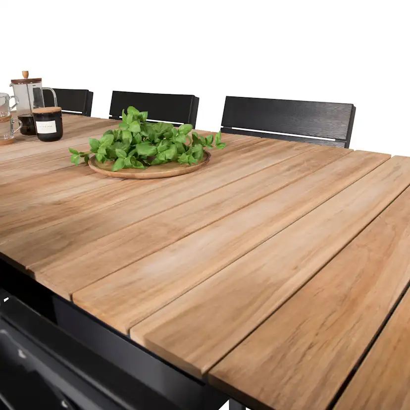 Matgrupp Venture Home Meya 160/240 med 8 Lova Matstolar