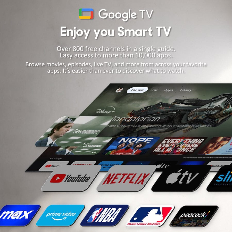 Utomhus TV Sylvox Porch Pro 2.0 75tum