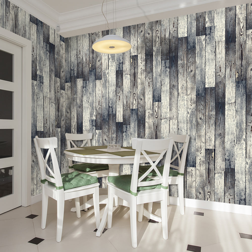 Fototapet Arkiio Wooden floor gradient 50x1000 cm