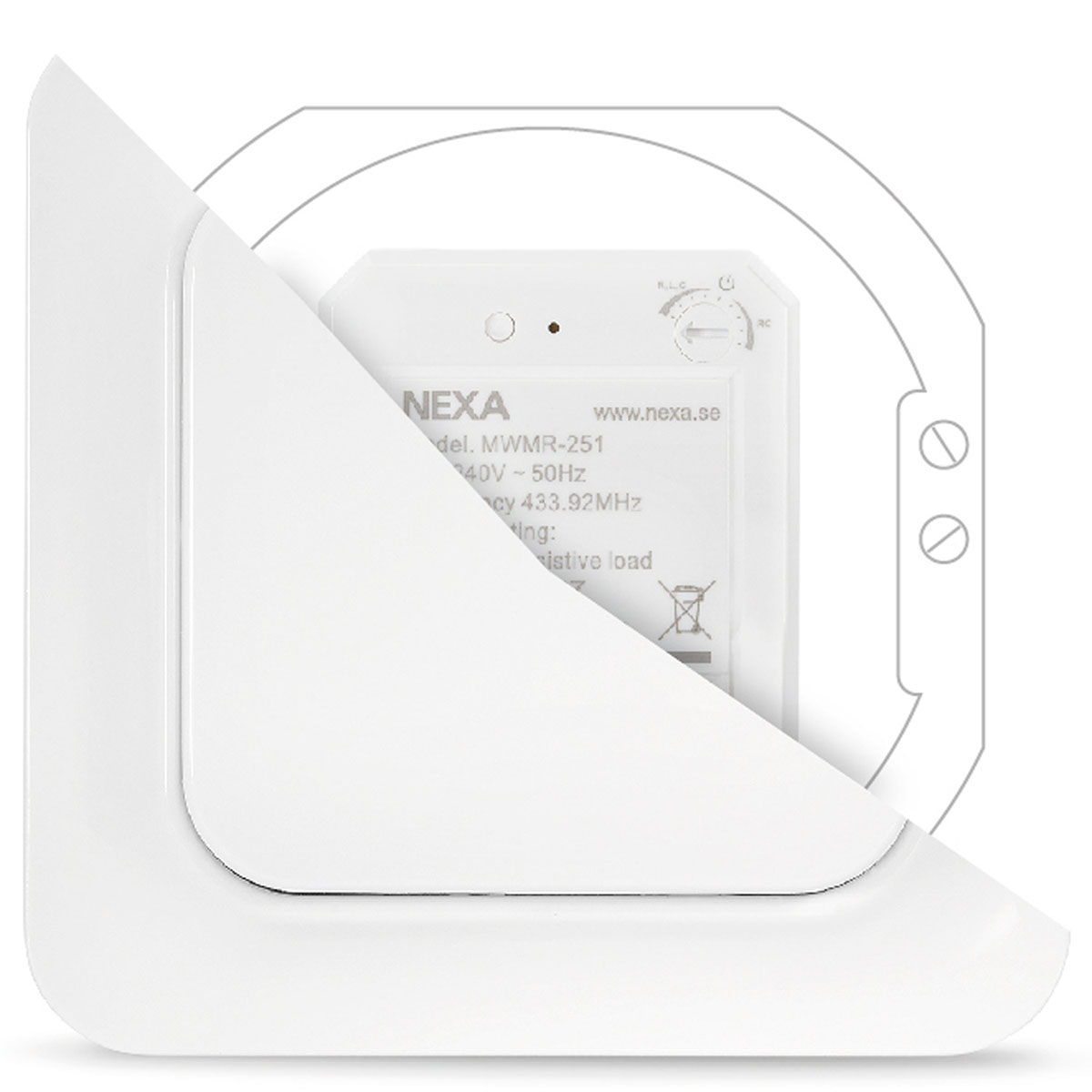 Dosdimmer Nexa MWMR-251 För strömbrytare