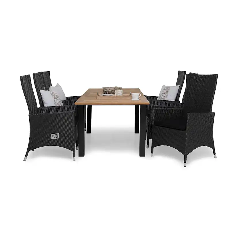 Matgrupp deNoord Las Vegas med 6 Jenny Fåtöljer