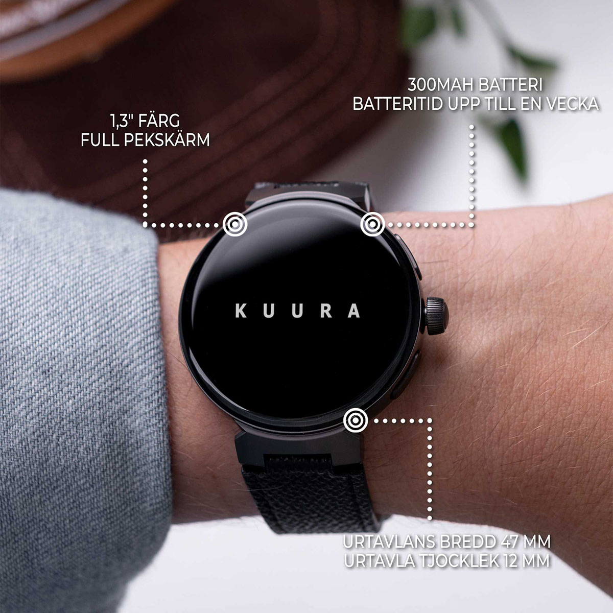 Smartwatch Kuura FM1 V3