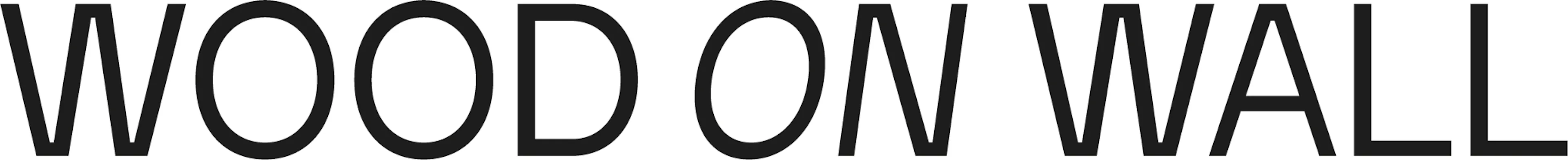 Wood on wall logo