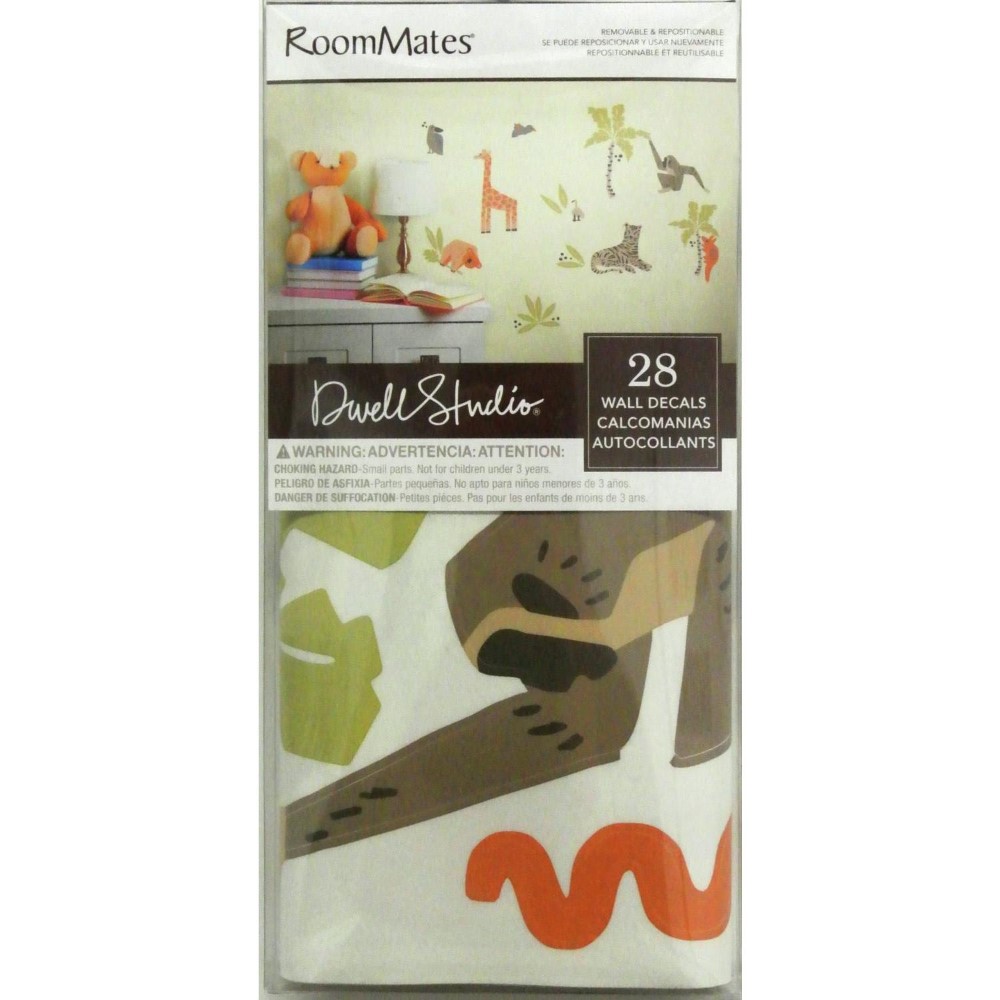 Väggdekor RoomMates Jungle Animals