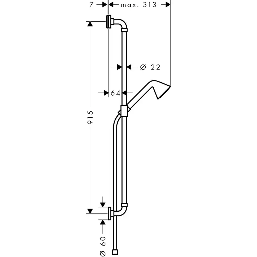 Duschset Axor Front