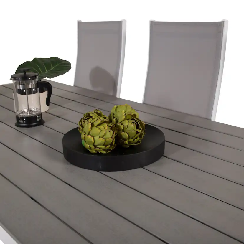 Matgrupp Venture Home Buitepos Matgrupp Utomhus inkl 6 Dusternbrook Karmstolar
