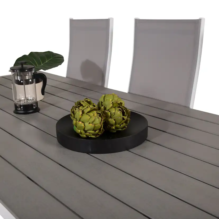 Matgrupp Venture Home Buitepos Matgrupp Utomhus inkl 6 Dusternbrook Karmstolar