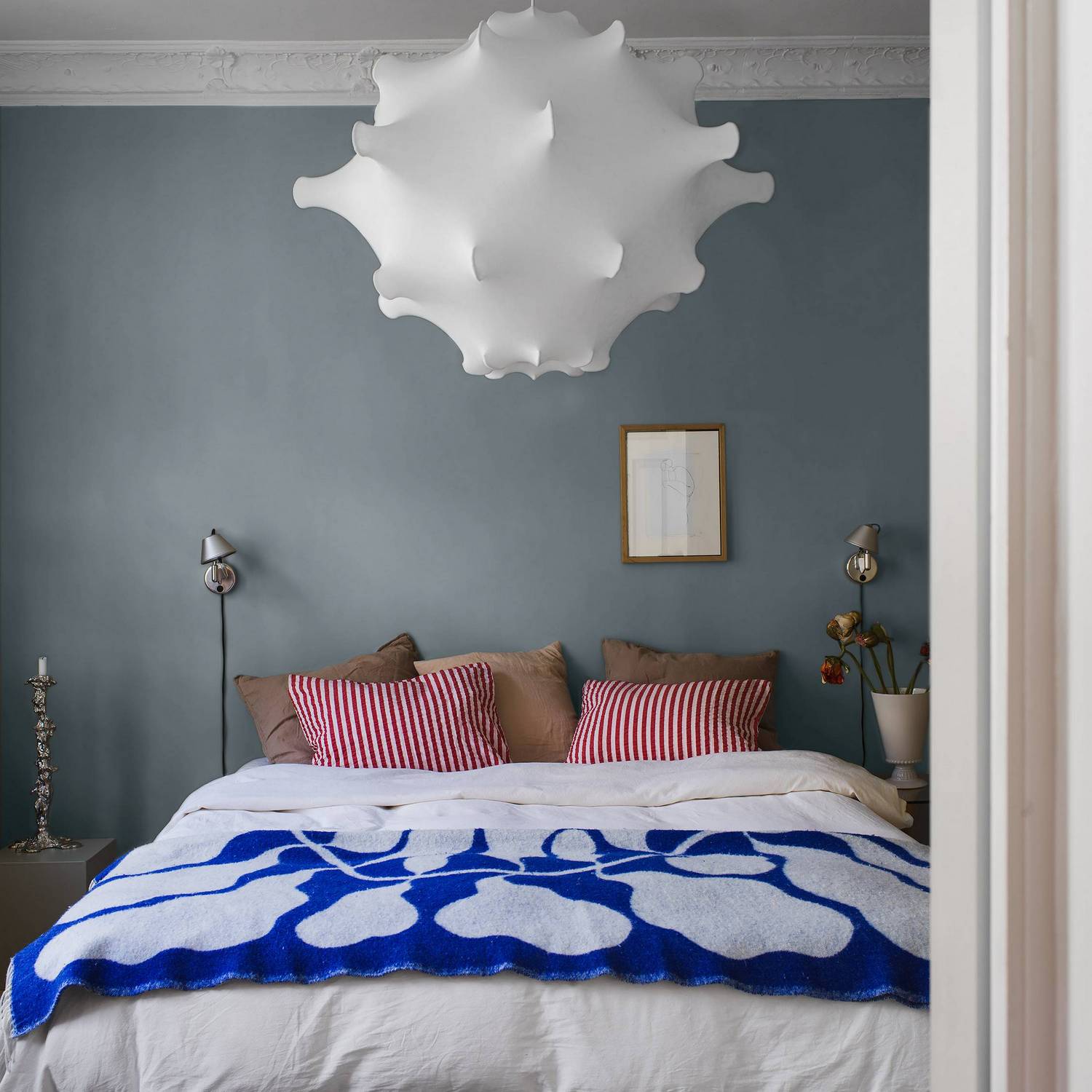 Tapet Boråstapeter Luna Blue 7561