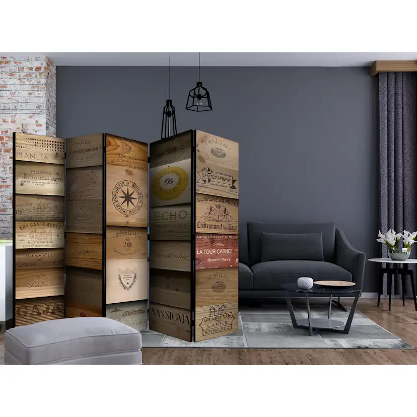 Rumsavdelare Arkiio Old Vineyard II Flerfärgad 225x172 cm