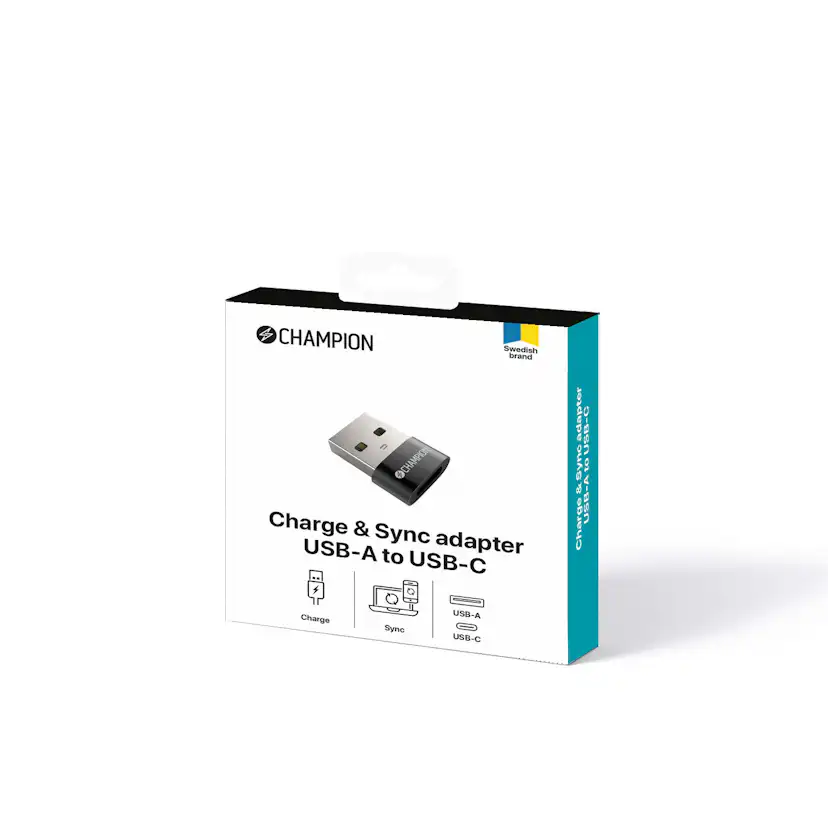 Adapter Champion USB-A till USB-C Hona