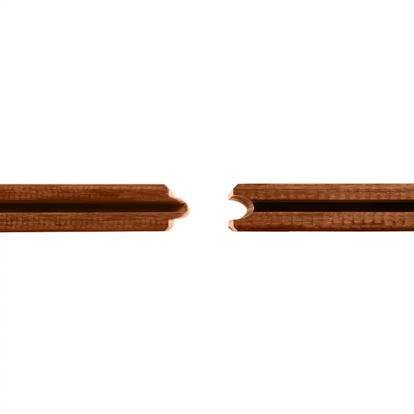 Bambutrall Dasso CTECH-Trall Bred Utegolv med Rillad Yta