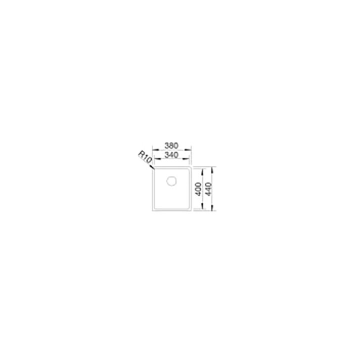 BLANCO CLARON 340-IF INFINO Infällnad/Planmontering