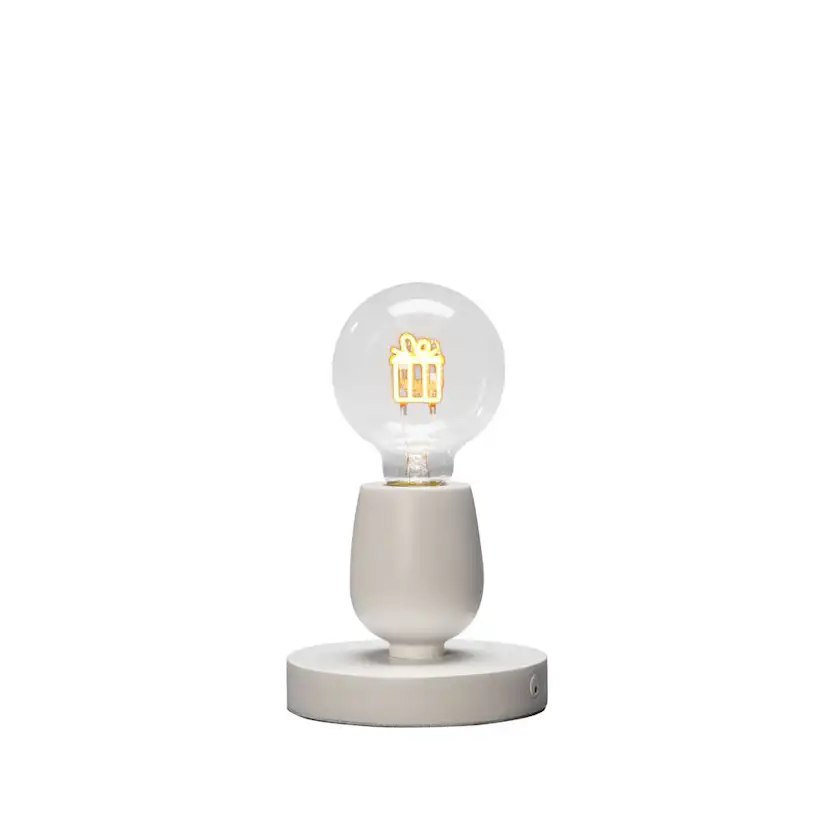 Bordsdekoration Gnosjö Konstsmide LED Trä Rund