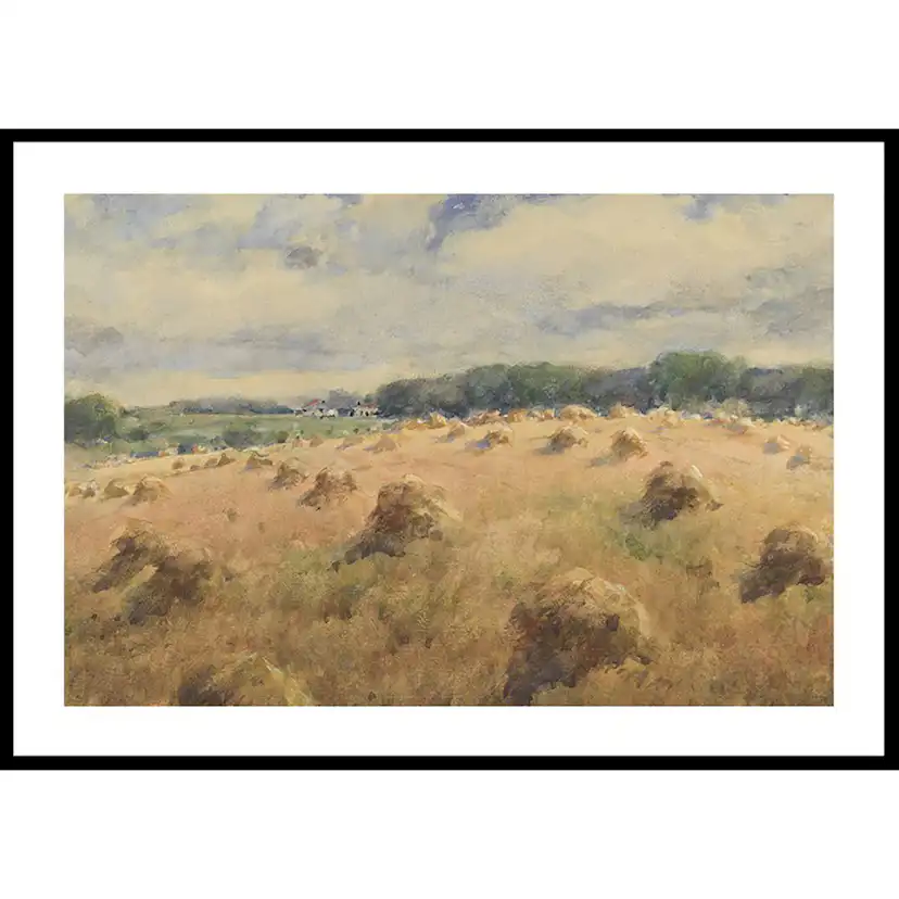 Poster Gallerix Maryland Wheat Fields By William Henry Holmes