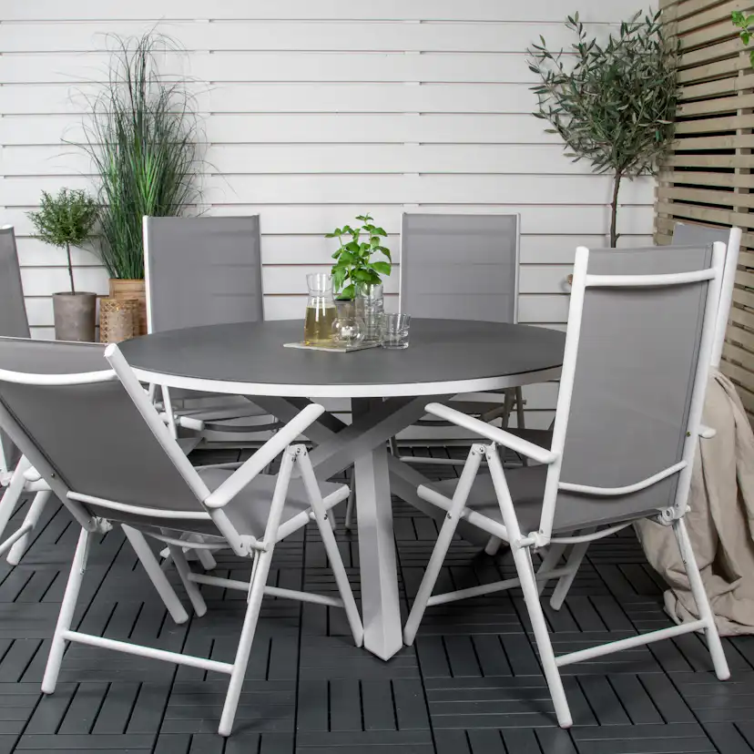 Matgrupp Venture Home Copacabana med 6 Bront Positionsstolar