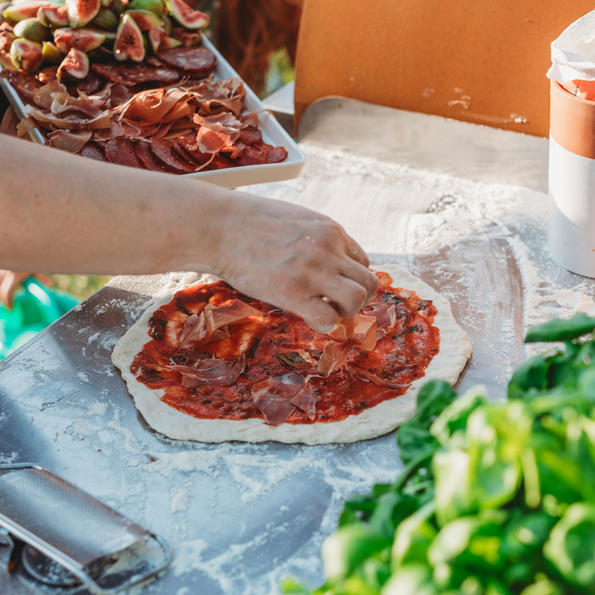 Pizzaugn GrillSymbol Pizzo med Pizzabord Inox