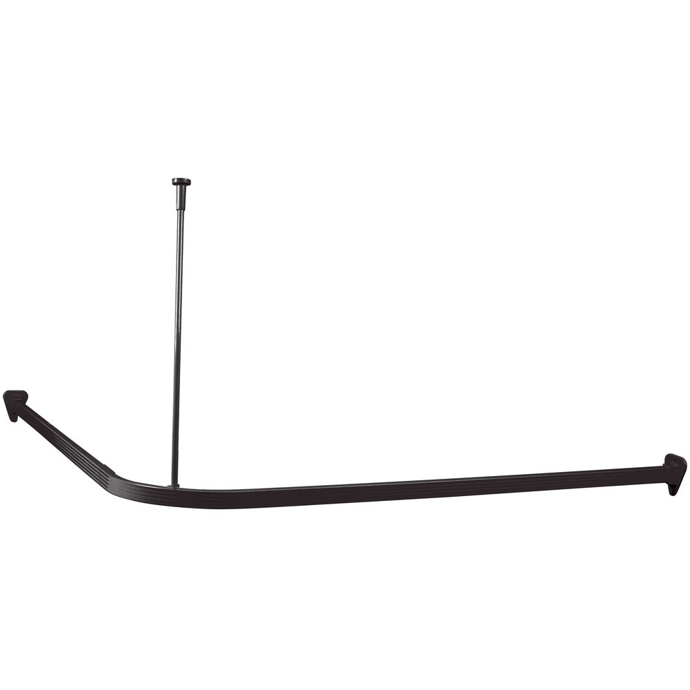 Duschstång Habo Skena 900x900mm Svart, 90x90