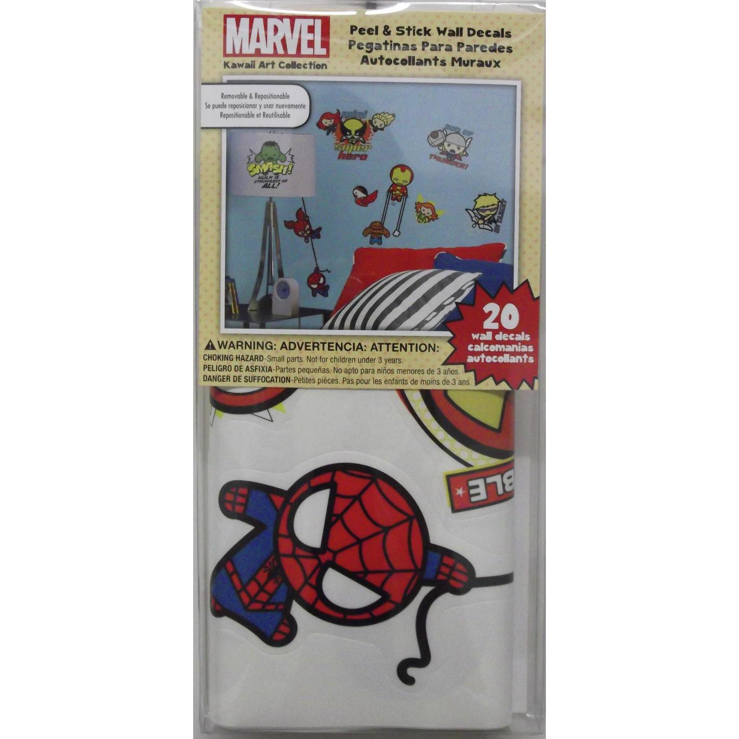 Väggdekor RoomMates Kids Marvel Superhjältar Kawaii