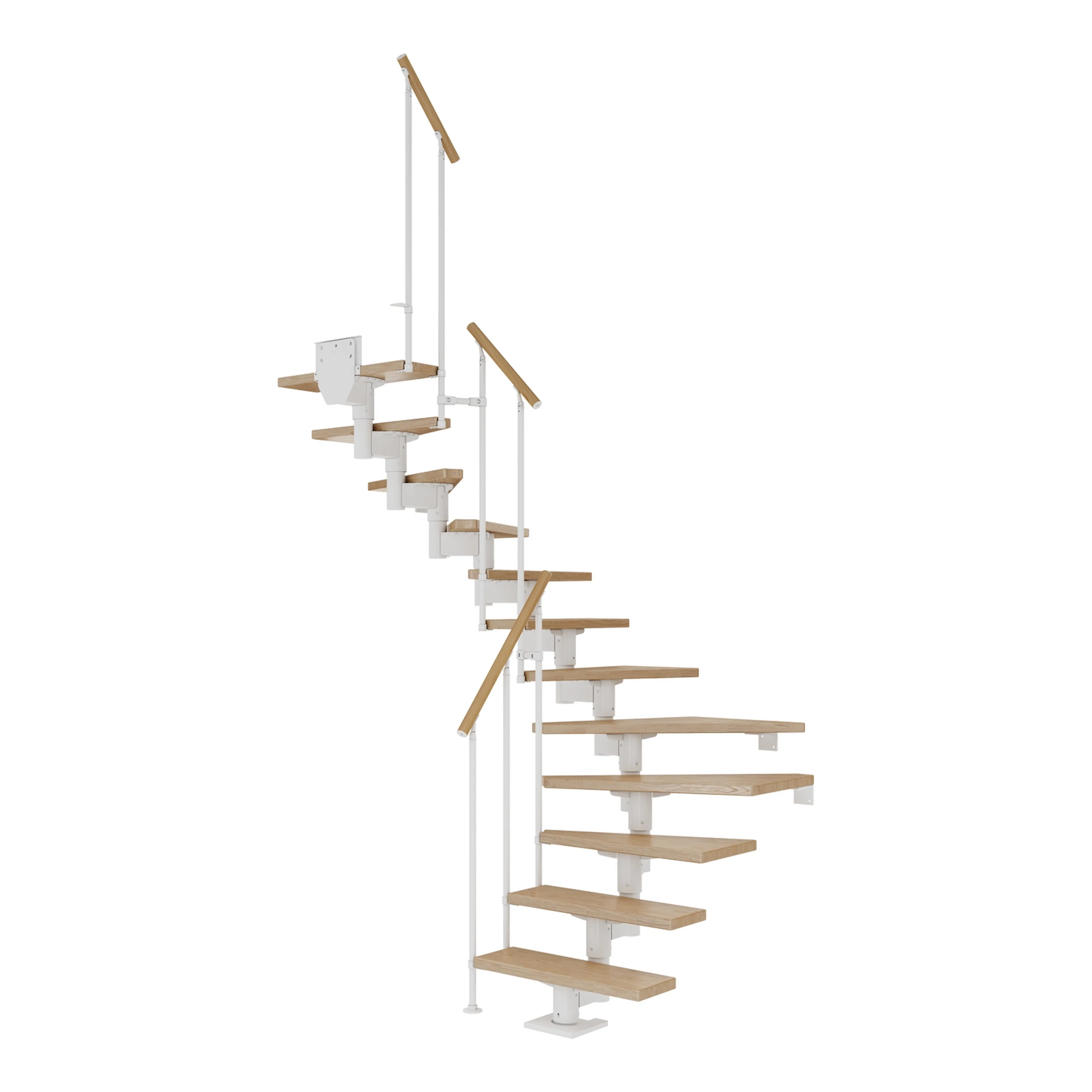 Spartrappa Dolle Cork Ek Steg 1/2 Svängd Classic II Räcke